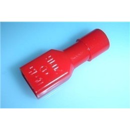 TERMINAL ROJO FASTON H 6.3MM AISL.                
