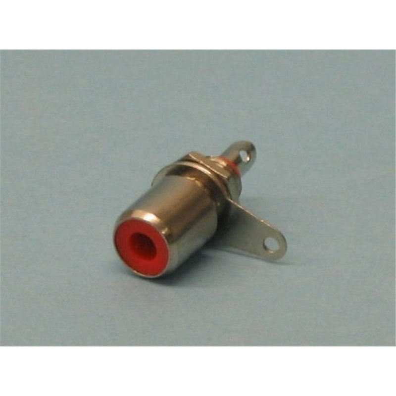 CONECTOR RCA BASE ROSCA M10 ROJO                  