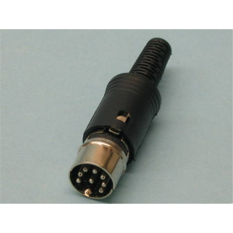 CONECTOR DIN 8P M 90º                             