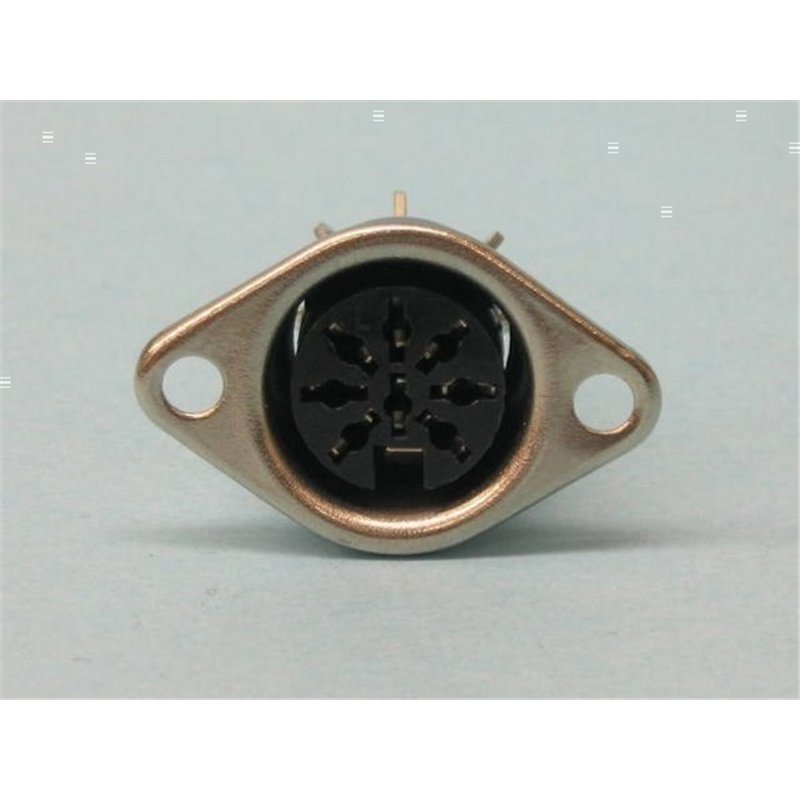CONECTOR DIN 8P H BASE 90º                        