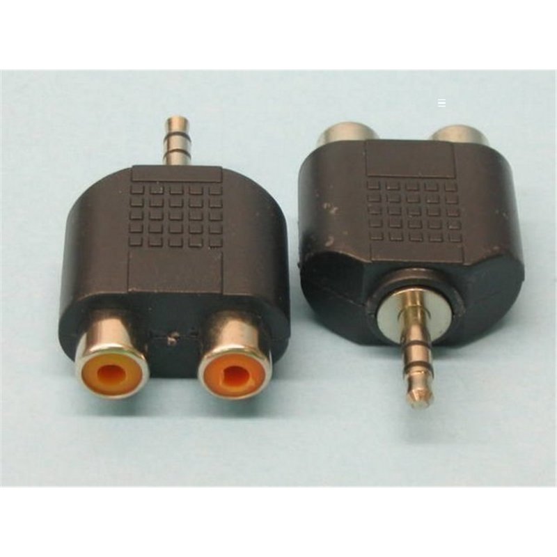 ADAPTADOR 3,5 M ST/2XRCA H                        