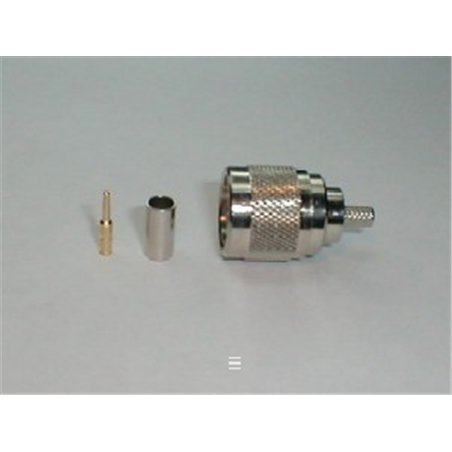 CONECTOR BNC M CRIMP RG58 TYCO                    