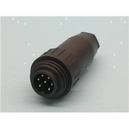 CONECTOR AMPHENOL IP67 7P M                       