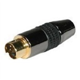 CONECTOR MINI DIN 4 PIN M METALICO                