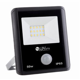 FOCO LED 50W BLANCO FRIO C/SENSOR                 