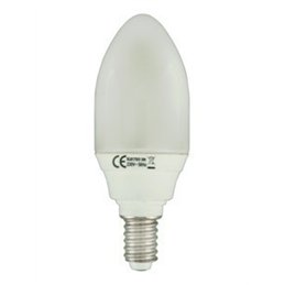 LAMPARA BAJO CONSUMO VELA 9W E14 DIA              