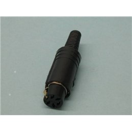 CONECTOR DIN 5P H AEREA 60º                       