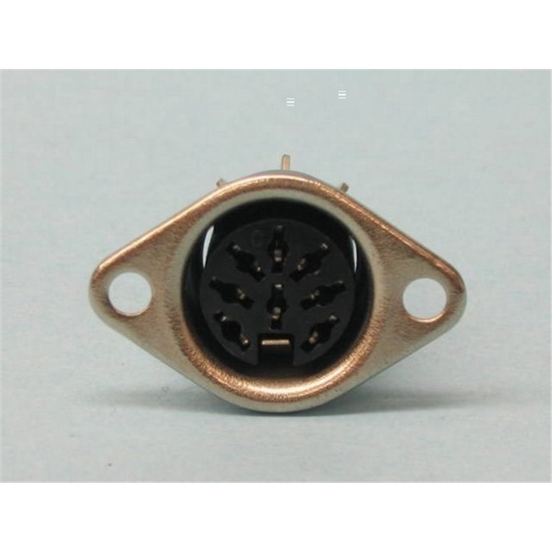 CONECTOR DIN 8P H BASE 45º                        
