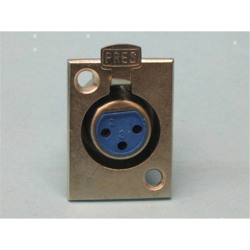 CONECTOR CANON 3P HEMBRA BASE                     