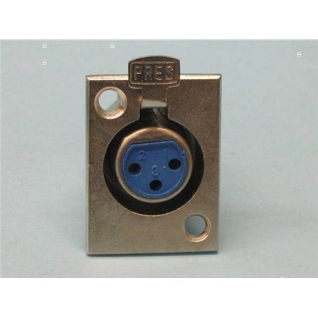 CONECTOR CANON 3P HEMBRA BASE                     