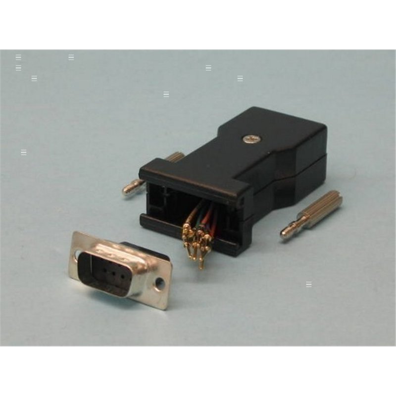 ADAPTADOR SUBD 9M/RJ45                            