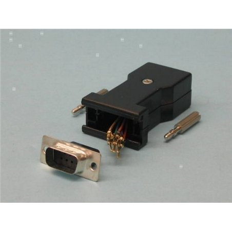 ADAPTADOR SUBD 9M/RJ45                            