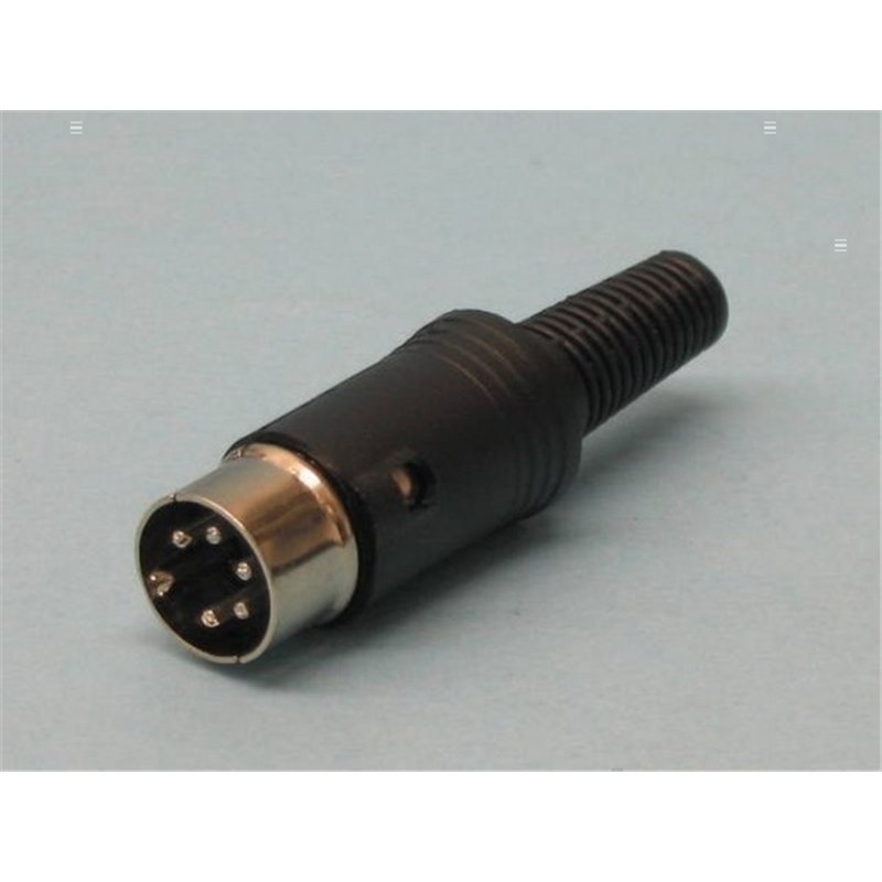 CONECTOR DIN 5P M 60º                             