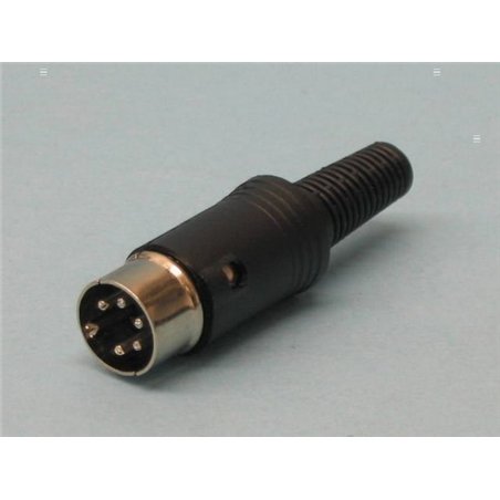 CONECTOR DIN 5P M 60º                             