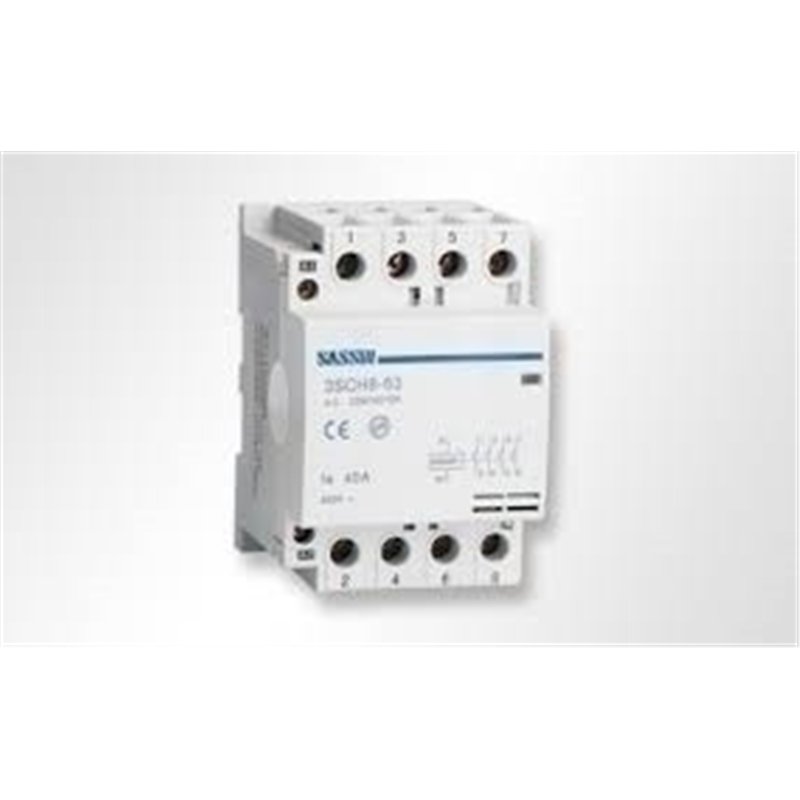 CONTACTOR MODULAR 4X63A NO SASSIN                 