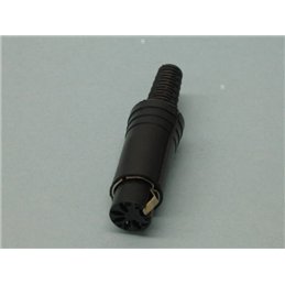 CONECTOR DIN 5P H AEREA 45º                       