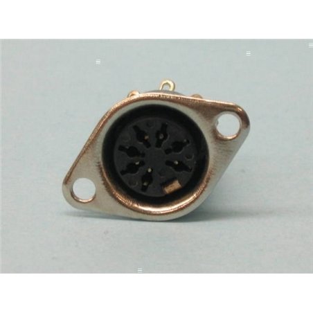 CONECTOR DIN 7P H BASE 60º                        