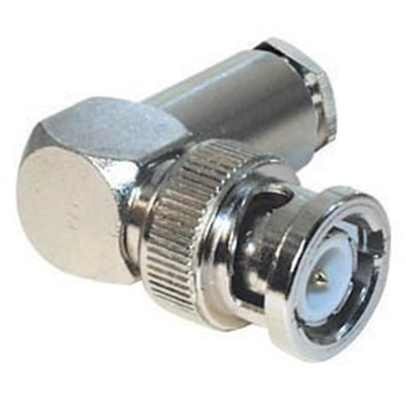 CONECTOR BNC M CRIMP RG213 ACODADO                