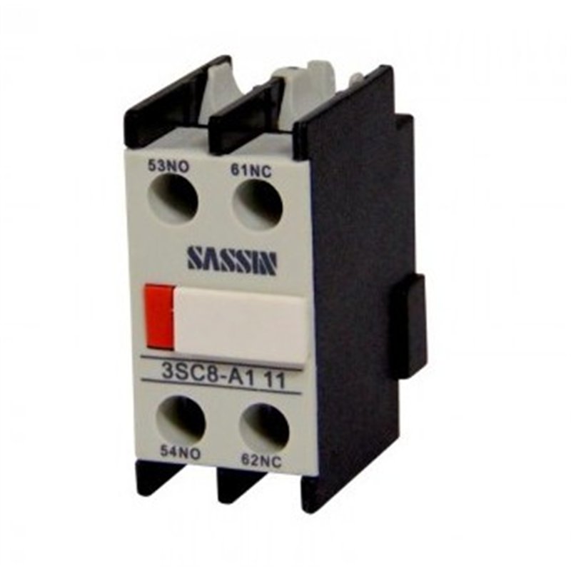 CONTACTO AUX. SASSIN FRONTAL 1NO+1NC              