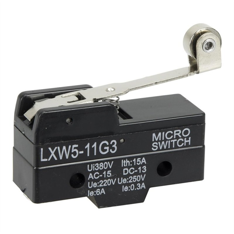 MICRORRUPTOR PALANCA MEDIA-ROLDANA                