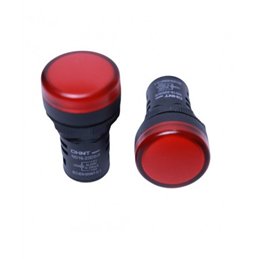 PILOTO LED ROJO 12VAC/DC 22MM                     