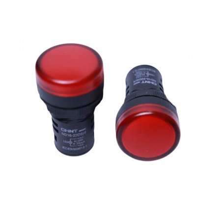 PILOTO LED ROJO 230VAC 22MM                       