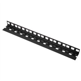 PERFIL RACK Strip 12U blk                         