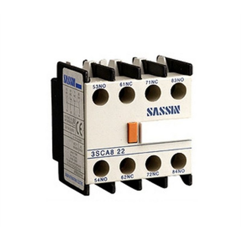 CONTACTO AUX. SASSIN FRONTAL 2NO+2NC              