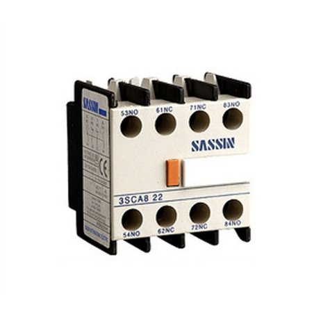 CONTACTO AUX. SASSIN FRONTAL 2NO+2NC              