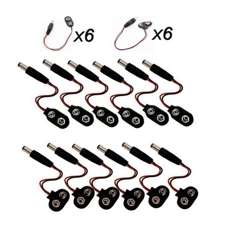 KIT PORTAPILA 8XR06 +PORTAPILA 9V DE 20CM         