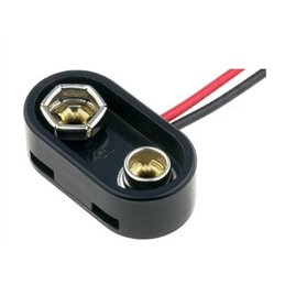 PORTAPILAS CLIP 9V T/LATERAL 20CM                 