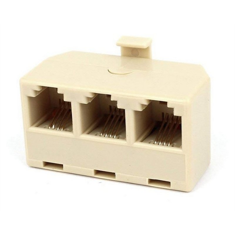 CONECTOR TELEFONICO T 6 VIAS TRIPLE               