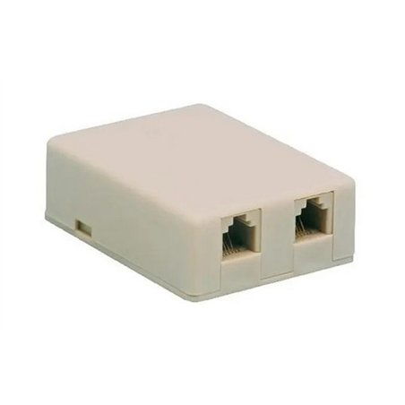 ROSETA TELEFONO 4 VIAS DOBLE                      