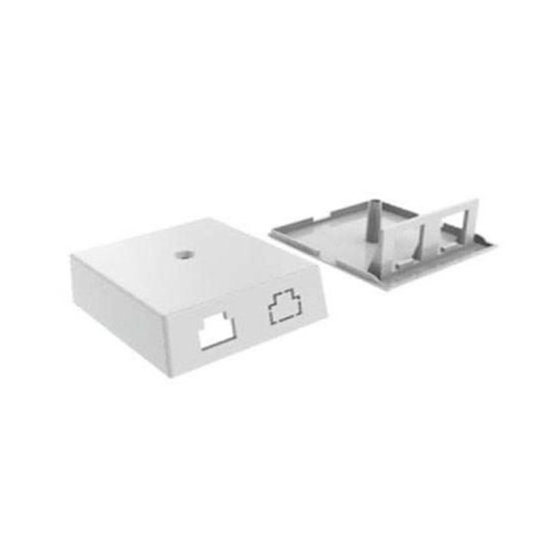 ROSETA TELEFONO 8 VIAS OBLICUA DOBLE              