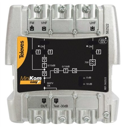 CENTRAL AMPLIFICADORA 30DB 562522 TELEVES         