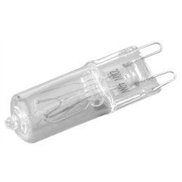 LAMPARA HALOPIN 60W 230V TRANSP G9                