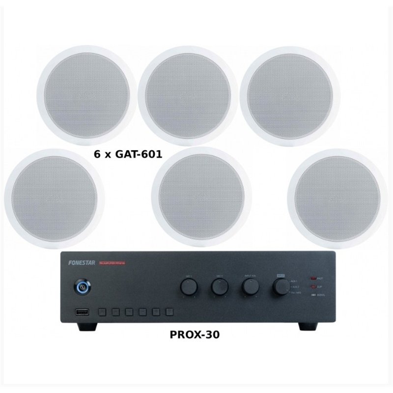 KIT SONORIZACION FONESTAR PROX-60 + 6xGAT-601     