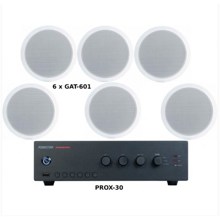 KIT SONORIZACION FONESTAR PROX-60 + 6xGAT-601     