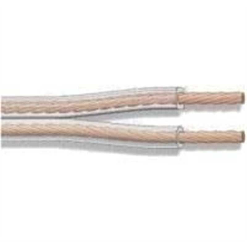 CABLE ALTAVOZ 3MM TRANSP                          