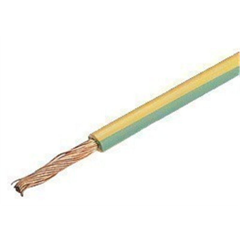 CABLE 1X1,5 mm2 AMARILLO VERDE LH                 