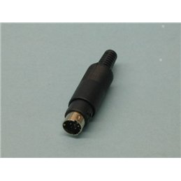 CONECTOR MINI DIN 8 PIN M                         