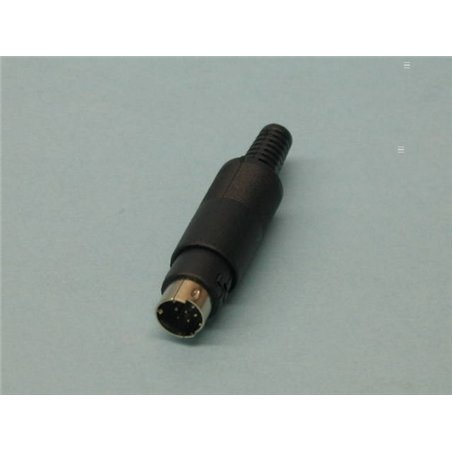 CONECTOR MINI DIN 8 PIN M                         