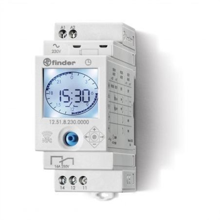 INTERRUPTOR HORARIO FINDER DIGITAL 2 C ASTRO 1 MIN