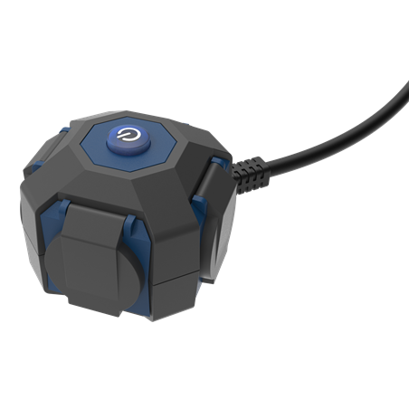 PROLONGADOR EXTERIOR 4 TOMAS 1,4M IP44            