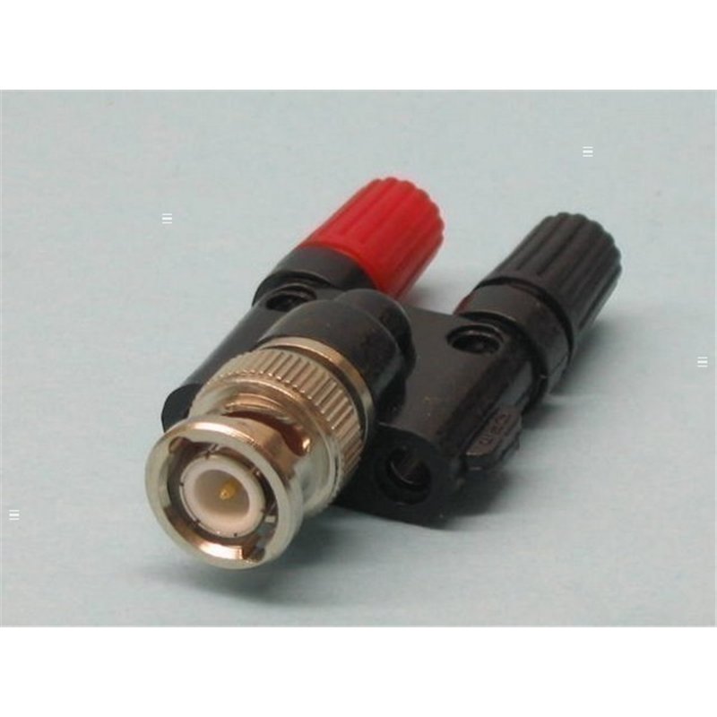 ADAPTADOR BNC M / A DOBLE  BANANA H               
