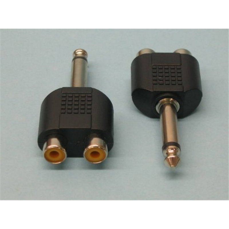 ADAPTADOR 6,35 M M/2XRCA H                        
