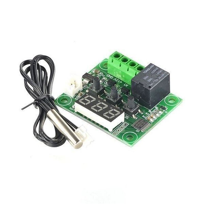 CONTROLADOR DE TEMPERATURA CON DISPLAY Y RELE     