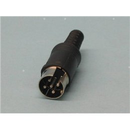 CONECTOR DIN 5P M 90º                             