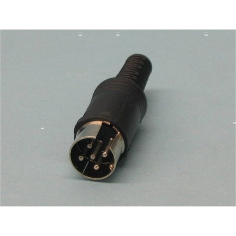 CONECTOR DIN 5P M 90º                             