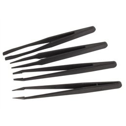 JUEGO 4 PINZAS NO CONDUCTIVAS                     